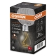 OSRAM LED žárovka filament 1906 A60 3.4W/10W E27 1800K 100lm NonDim 15Y kouř