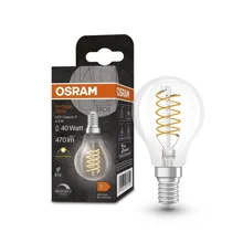 OSRAM LED žárovka filament 1906 A60 4.8W/40W E27 2700K 470lm Dim 15Y ; čirá