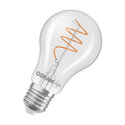 OSRAM LED žárovka filament 1906.spiral A60 5.9W/60W E27 2700K 806lm Dim;čirá