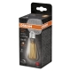 OSRAM LED žárovka filament 1906.spiral ST64 11W/42W E27 1800K 500lm Dim;kouřová
