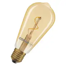 OSRAM LED žárovka filament 1906 ST64 1.8W/ E27 2200K 30lm NonDim;čirá zlatavá