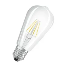 OSRAM LED žárovka filament 1906 ST64 3.4W/40W E27 2700K 470lm NonDim 15Y čirá