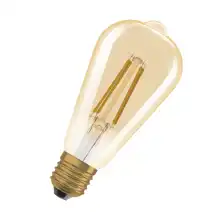 OSRAM LED žárovka filament 1906 ST64 7.2W/60W E27 2400K 806lm Dim 15Y ; zlatá