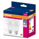 OSRAM LED žárovka VALUE A60 10W/75W E27 4000K 1055lm NonDim 15Y opál 2-pack
