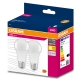 OSRAM LED žárovka VALUE A60 13W/100W E27 2700K 1521lm NonDim 15Y opál 2-pack