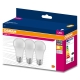 OSRAM LED žárovka VALUE A60 13W/100W E27 3000K 1521lm NonDim 15Y opál 3-pack
