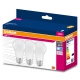 OSRAM LED žárovka VALUE A60 8.5W/60W E27 4000K 806lm NonDim 15Y opál 3-pack