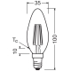 OSRAM LSSPCLB40D 3,4W/927 230V FIL E14FS1OSRAM