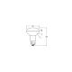 OSRAM LSSPR806036 4,9W/927 230V DIME27FS1OSRAM