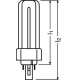 OSRAM nástrčná zářivka DULUX T 18W/827 (41) GX24d-2