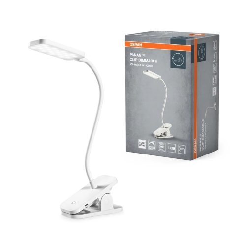 OSRAM PANAN CLIP SQUARE DIM USB WT       OSRAM
