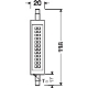 OSRAM PARATHOM linear. 11W/100W R7S 2700K 1521lm NonDim 15Y 118mm