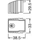 OSRAM sada k přísluš. OT CABLE CLAMP D-STYLE (2 klapky)