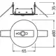 OSRAM senzor DALI LS/PD CI 40-90° 20-800lx IP20 ;bílá