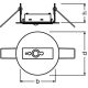 OSRAM senzor DALI LS/PD CI 40-90° 20-800lx IP20 ;bílá