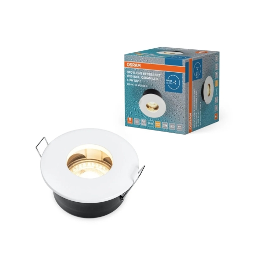OSRAM stropní svítidlo Bodové SET 4.3W 2700K 230V IP65 Bílá GU10