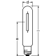 OSRAM výb.sodíková VIALOX NAV-T 1000W E40