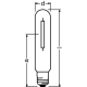 OSRAM výb.sodíková VIALOX NAV-T 1000W E40