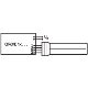 OSRAM zářiv.kompakt. DULUX D/E 10W/830 (31) G24q-1