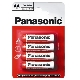 PANASONIC batere zinko-uhlik. ZINC.CARBON AA/R6 ;BL4