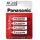 PANASONIC batere zinko-uhlik. ZINC.CARBON AA/R6 ;BL4