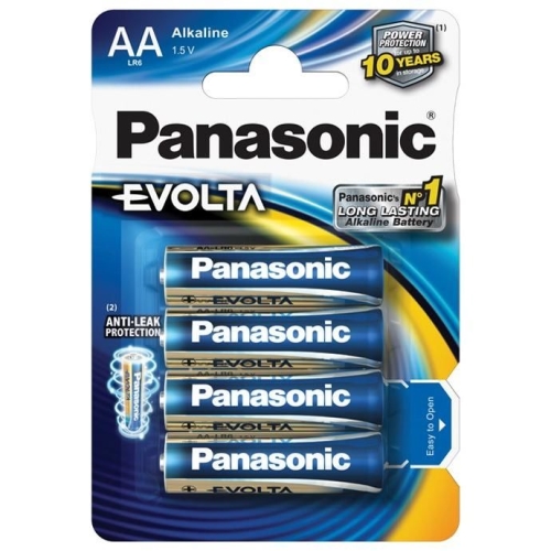 PANASONIC baterie alkalická EVOLTA AA/LR6 ;BL4