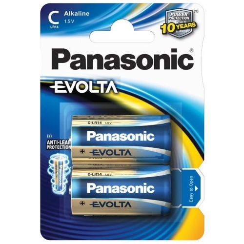 PANASONIC baterie alkalická EVOLTA C/LR14 ;BL2