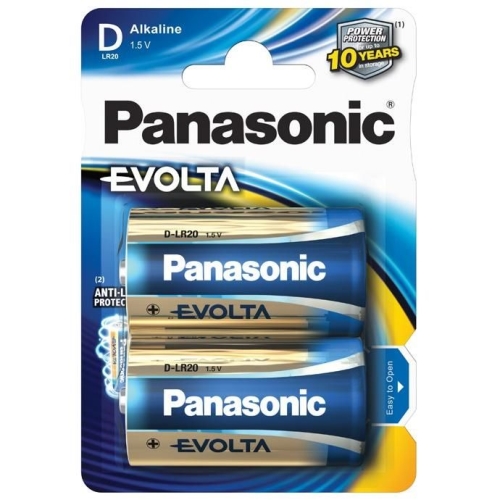 PANASONIC baterie alkalická EVOLTA D/LR20 ;BL2