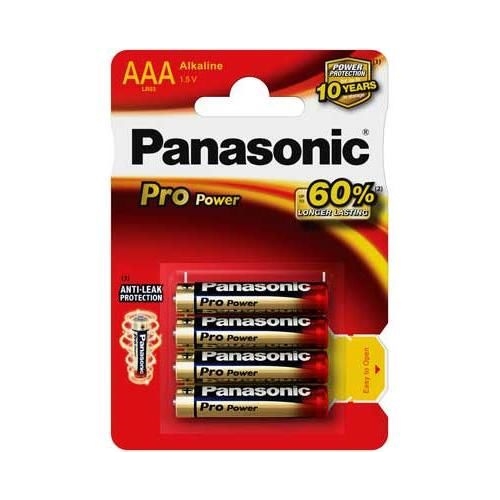 PANASONIC baterie alkalická PRO.POWER AAA/LR03 ;BL4