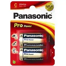 PANASONIC baterie alkalická PRO.POWER C/LR14 ;BL2
