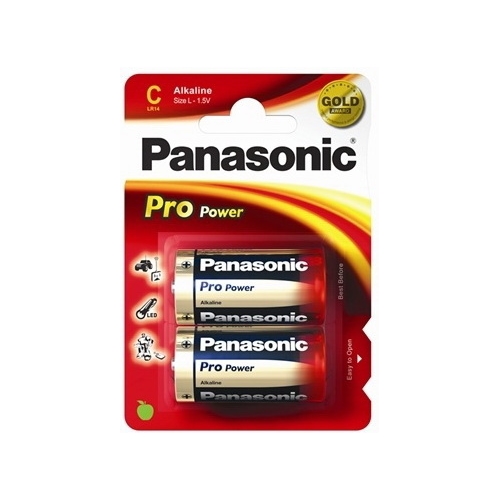 PANASONIC baterie alkalická PRO.POWER C/LR14 ;BL2