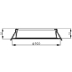 PHILIPS 59467 MESON 150 16.5W 40K WH SQ recessed