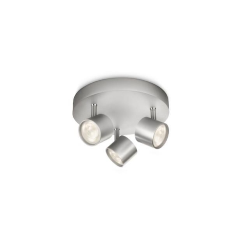 PHILIPS bodové svítidlo myLiving Star 3x4.5W 1500lm/827 IP20 ;hliník