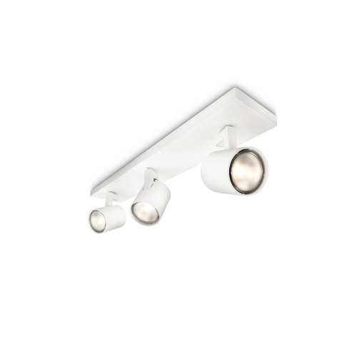 PHILIPS bodové svítidlo pro žárovku Runner 3xGU10 IP20 ;bílá