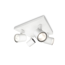 PHILIPS bodové svítidlo pro žárovku Runner 4xGU10 IP20 ;bílá