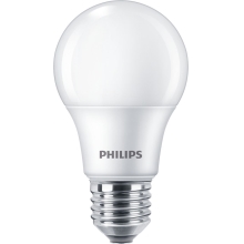 PHILIPS bulb. A60 9W/60W E27 4000K 806lm NonDim 15Y opál 3-pack