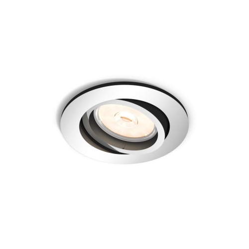 PHILIPS downlight "bodovka" Donegal 1xGU10 IP20 ; chrom