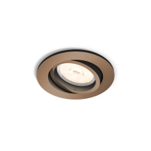 PHILIPS downlight "bodovka" Donegal 1xGU10 IP20 ; měď