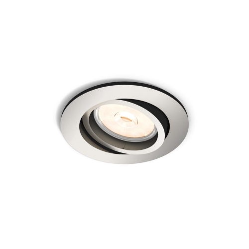 PHILIPS downlight "bodovka" Donegal 1xGU10 IP20 ; nikl