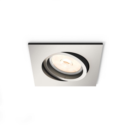 PHILIPS downlight "bodovka" Donegal 1xGU10 IP20 ; nikl