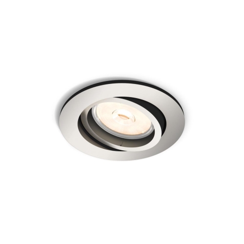 PHILIPS downlight "bodovka" Donegal 1xGU10lm/ IP20 ; nikl˙