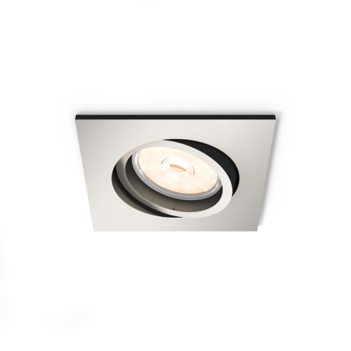 PHILIPS downlight "bodovka" Donegal 1xGU10lm/ IP20 ; nikl˙