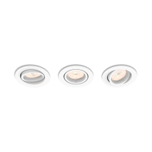 PHILIPS downlight "bodovka" Enneper 3xGU10 IP20 ; bílá 3-pack