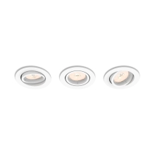 PHILIPS downlight "bodovka" Enneper 3xGU10lm/ IP20 ; bílá 3-pack˙