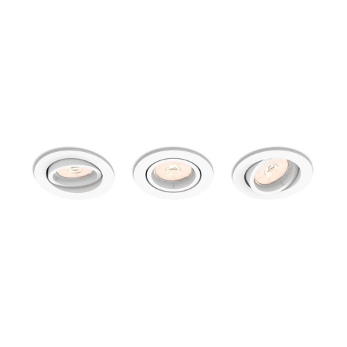 PHILIPS downlight "bodovka" Enneper 3xGU10lm/ IP20 ; bílá 3-pack˙