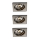 PHILIPS downlight "bodovka" Quartz 3x50W GU10 IP23 ;mat.chrom˙