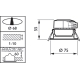 PHILIPS downlight Ledinaire.ClearAccent RS060B 5S 6W 500lm/830 50Y IP20˙