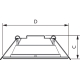 PHILIPS downlight Ledinaire.Slim DN065B G2 10 12W/840 1000lm 50Y˙