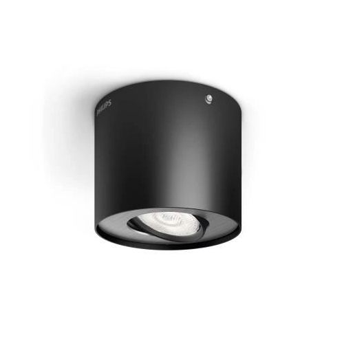 PHILIPS downlight myLiving Phase 4.5W 500lm/827 IP20 Dim ;černá˙