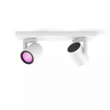 PHILIPS HUE Argenta plate/spiral white 2x5.7W 240V